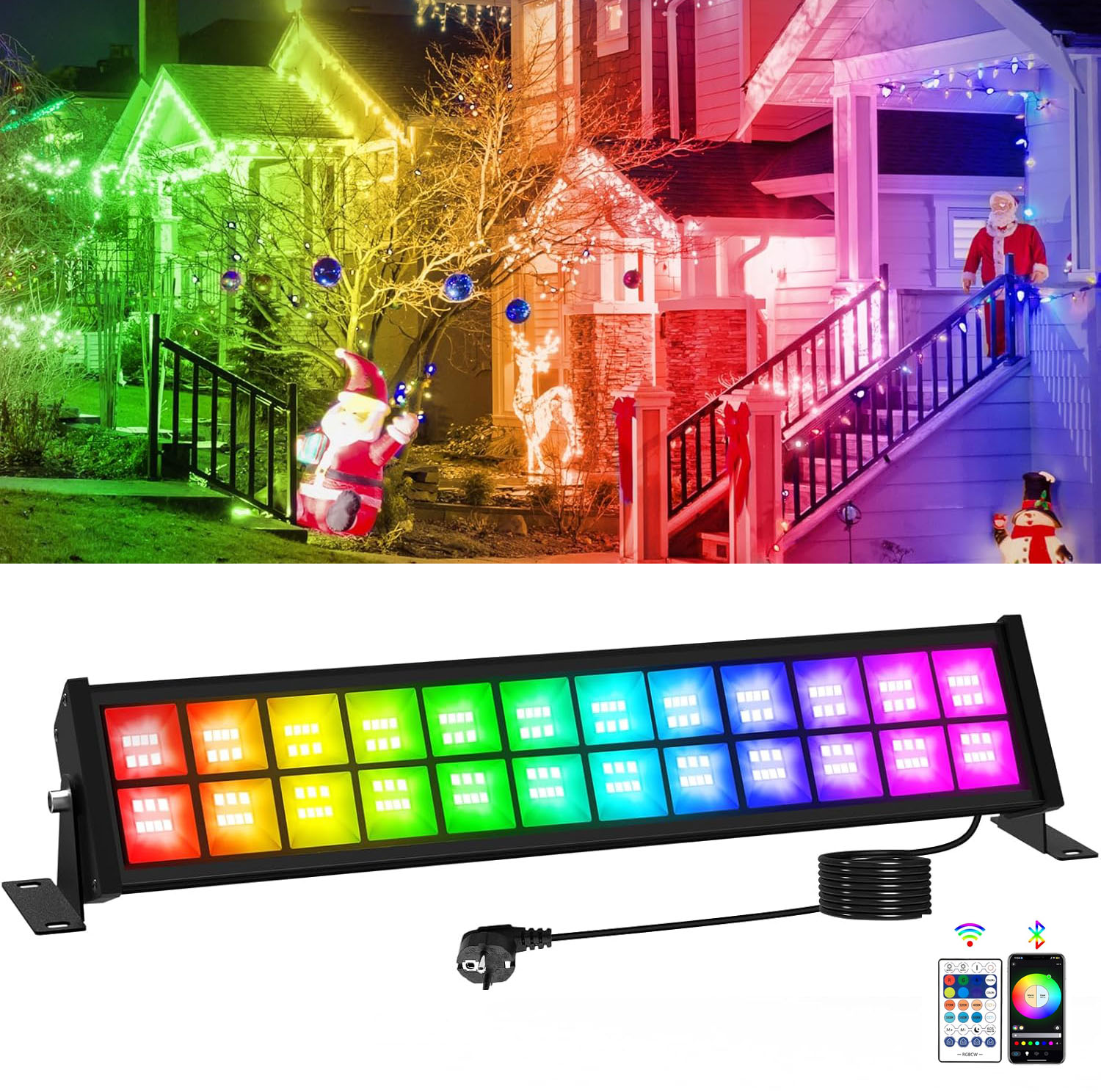 Outdoor Lighting Uk - 50/72 Вт RGB светодиодный прожектор с