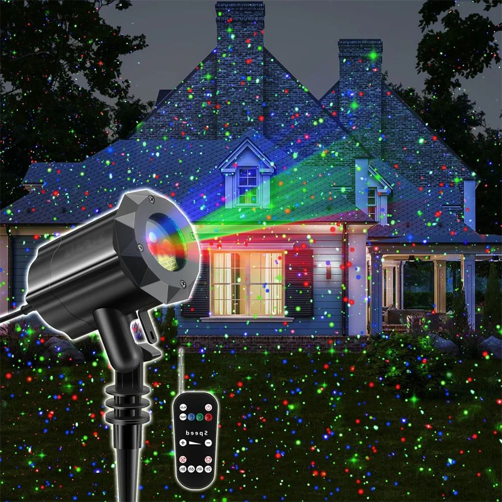 Рождественский лазерный проект – обзор и цена Outdoor Lighting Uk
