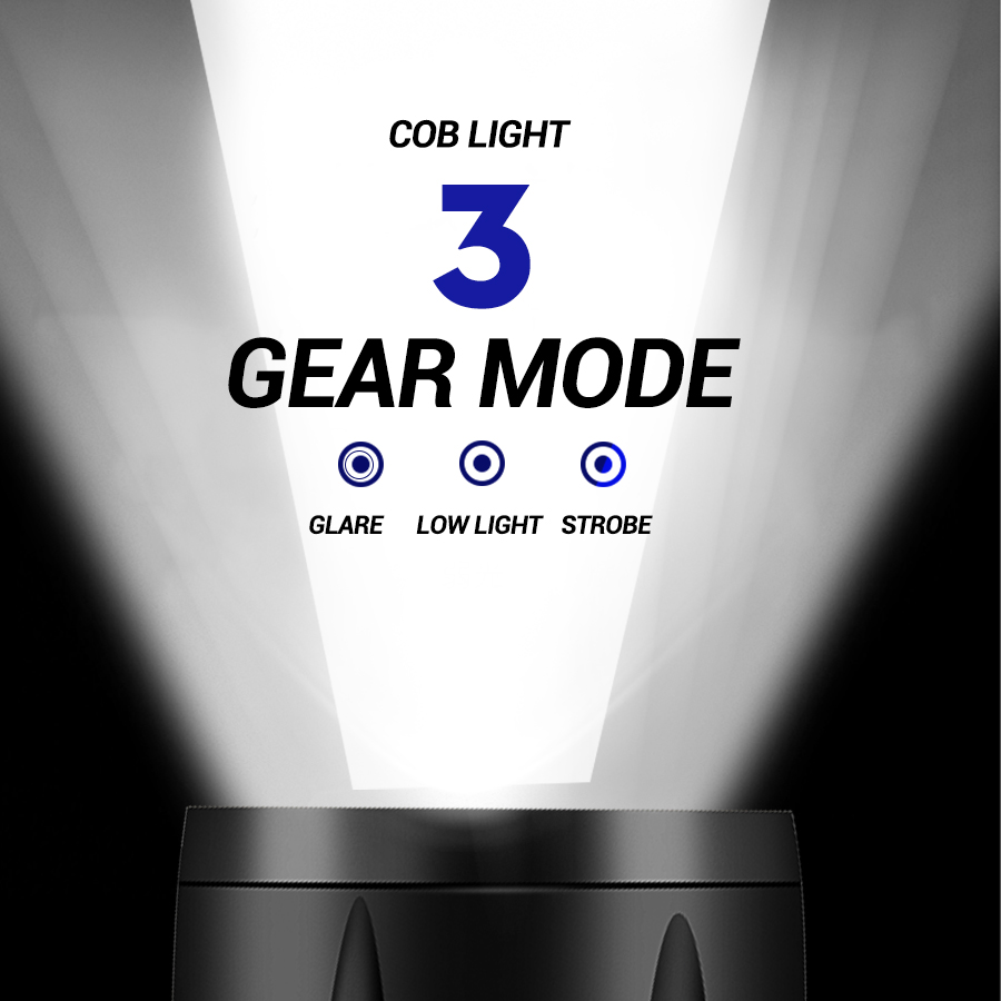 Мини-светодиодный фонарик COB, – обзор и цена Outdoor Lighting Black